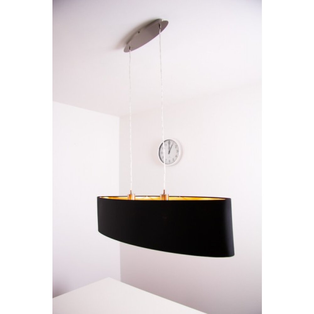 Suspension Eglo Maserlo Nickel mat, 2 lumières main product photo