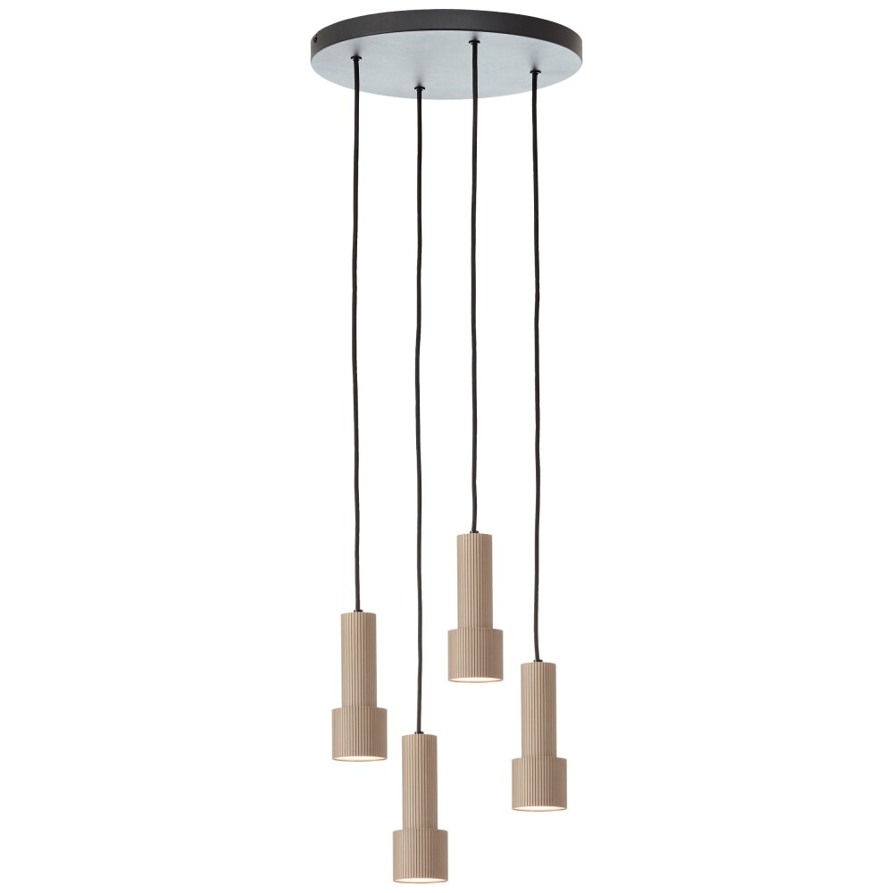 Cadiz Suspension Luminaires Brilliant Noir, 4 lumières main product photo