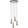 Cadiz Suspension Luminaires Brilliant Noir, 4 lumières