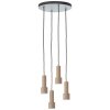 Cadiz Suspension Luminaires Brilliant Noir, 4 lumières