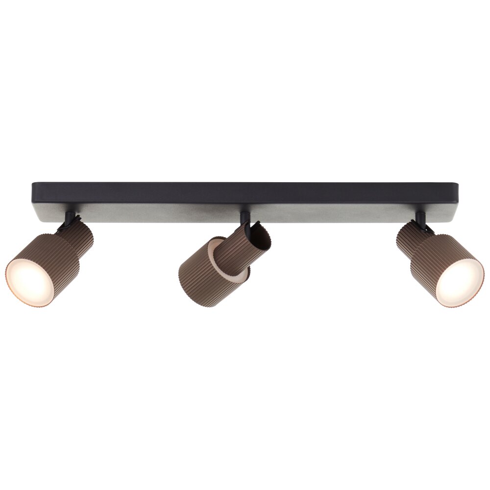 Cadiz Spot de plafond Luminaires Brilliant LED Noir, 3 lumières main product photo