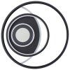 Opame Plafonnier Luminaires Brilliant LED Noir, 1 lumière, Télécommandes