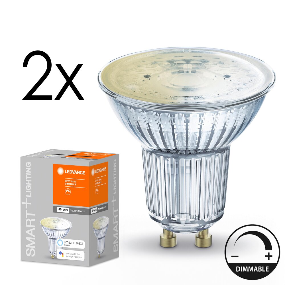 GU10 LED 5 Watt blanc chaud dimmable 350 Lumen main product photo