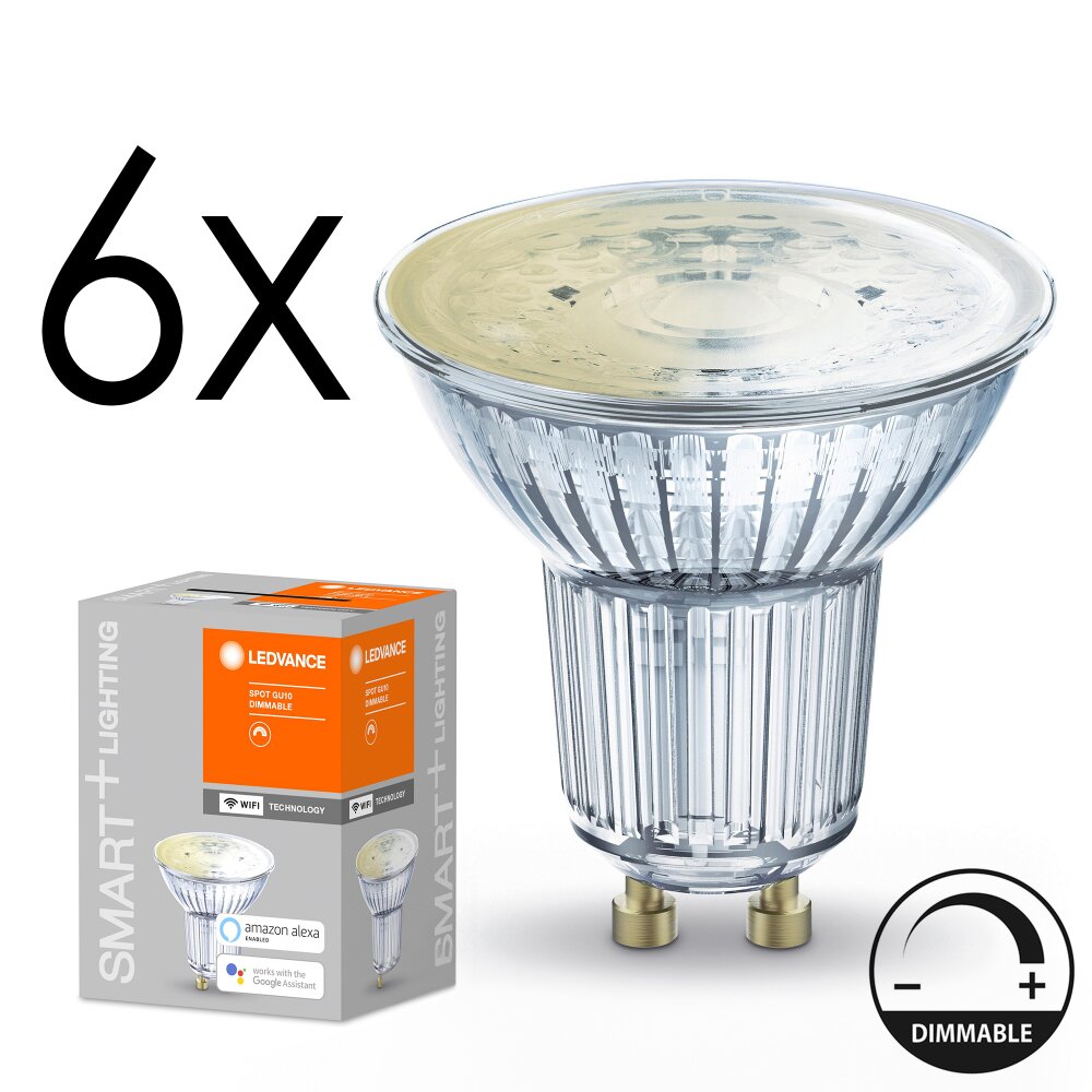 GU10 LED 5 Watt blanc chaud dimmable 350 Lumen main product photo