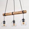 Koyoto Suspension, Boule lumineuse, Suspension Écru, Noir, 3 lumières