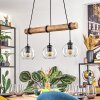 Koyoto Suspension, Boule lumineuse, Suspension Écru, Noir, 3 lumières