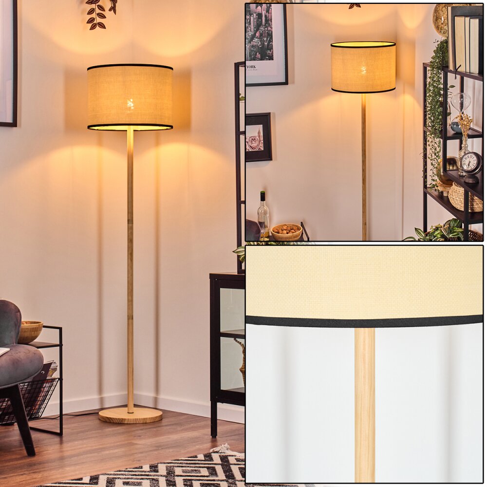 Chellas Lampadaire Écru, 1 lumière main product photo