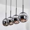 Gastor Suspension, Boule lumineuse, Suspension Chrome, Fumé, 4 lumières