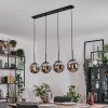 Gastor Suspension, Boule lumineuse, Suspension Chrome, Fumé, 4 lumières