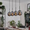 Gastor Suspension, Boule lumineuse, Suspension Fumé, 4 lumières