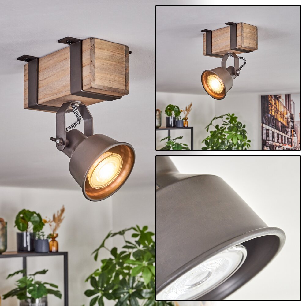 Pehefito Plafonnier, Spot de plafond Gris, Écru, 1 lumière main product photo