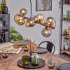 Chehalis Suspension, Boule lumineuse, Suspension Ambre, Fumé, 10 lumières