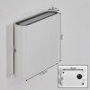 Gamas Lampe murale d´extérieur, Luminaire de salle de bain, Luminaire Up & Down, Applique murale Blanc, 1 lumière