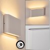 Gamas Lampe murale d´extérieur, Luminaire de salle de bain, Luminaire Up & Down, Applique murale Blanc, 1 lumière