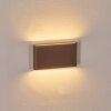 Gamas Lampe murale d´extérieur, Luminaire de salle de bain, Luminaire Up & Down, Applique murale LED Rouille, 1 lumière