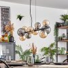Chehalis Suspension, Boule lumineuse, Suspension Ambre, Fumé, 10 lumières