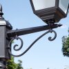 Fornelos Luminaire extérieur, Réverbère, Eclairage de chemin Noir, 2 lumières