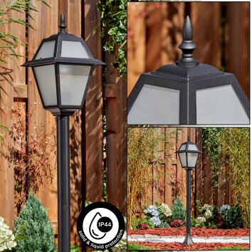 Fornelos Luminaire extérieur, Eclairage de chemin Noir, 1 lumière