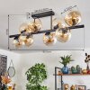 Gastor Plafonnier, Boule lumineuse Ambre, Clair, 8 lumières