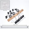 Koyoto Suspension, Boule lumineuse, Suspension Écru, Noir, 3 lumières