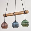 Koyoto Suspension, Boule lumineuse, Suspension Écru, Noir, 3 lumières