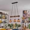 Koyoto Suspension, Boule lumineuse, Suspension Écru, Noir, 3 lumières