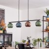 Koyoto Suspension, Boule lumineuse, Suspension Bleu, Vert, Cuivré, 4 lumières