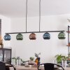 Koyoto Suspension, Boule lumineuse, Suspension Bleu, Vert, Cuivré, 5 lumières