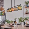 Koyoto Suspension, Boule lumineuse, Suspension Bleu, Vert, Cuivré, 5 lumières