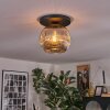 Ripoll Plafonnier, Boule lumineuse Fumé, 1 lumière