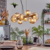 Chehalis Suspension, Boule lumineuse, Suspension Ambre, 8 lumières