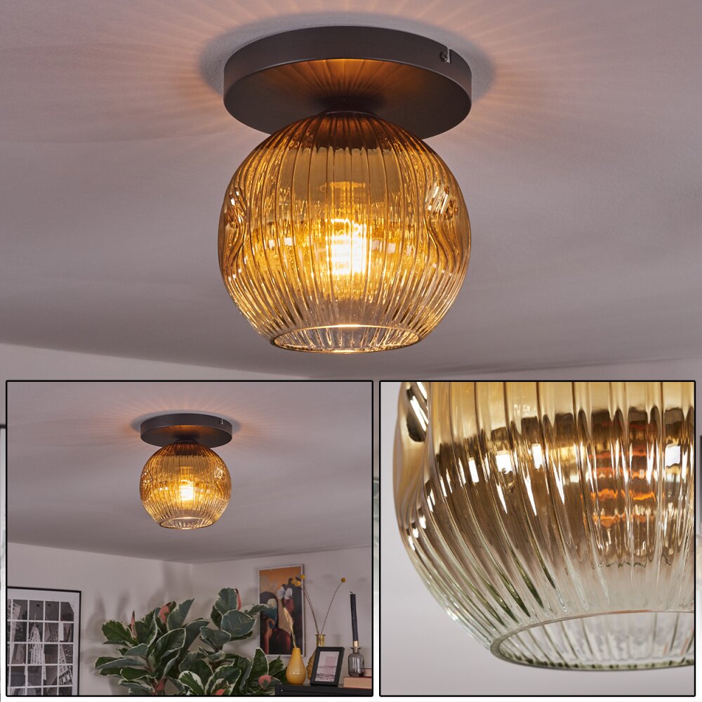 Ripoll Plafonnier, Boule lumineuse Or, Clair, 1 lumière main product photo