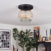 Ripoll Plafonnier, Boule lumineuse Ambre, Clair, 1 lumière
