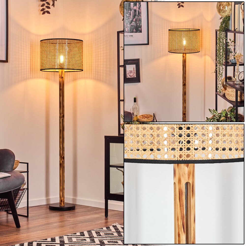 Ramila Lampadaire Écru, Noir, 1 lumière main product photo
