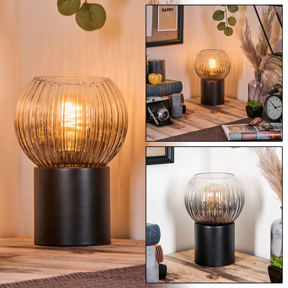 Koyoto Boule lumineuse, Lampe de bureau, Lampe à poser Clair, Fumé, 1 lumière main product photo