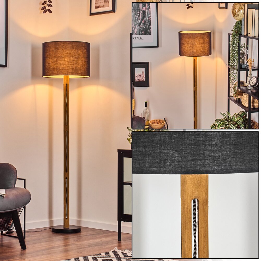 Bassagoda Lampadaire Écru, Noir, 1 lumière main product photo