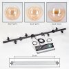 Chehalis Suspension, Boule lumineuse, Suspension Ambre, Clair, 10 lumières