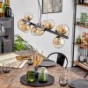 Chehalis Suspension, Boule lumineuse, Suspension Ambre, Clair, 10 lumières