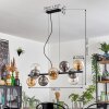 Gastor Suspension, Boule lumineuse, Suspension Ambre, Clair, Fumé, 10 lumières