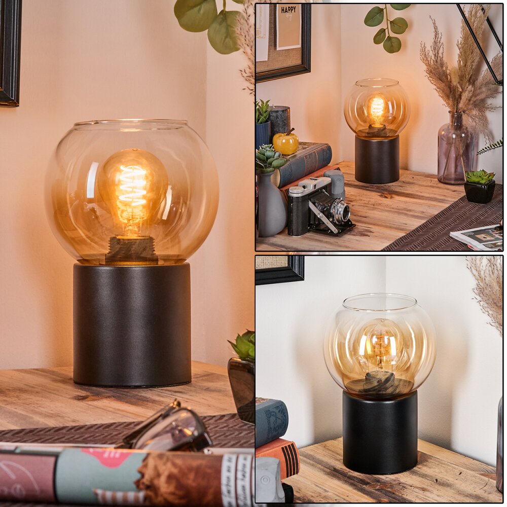 Koyoto Boule lumineuse, Lampe de bureau, Lampe à poser Ambre, Clair, 1 lumière main product photo