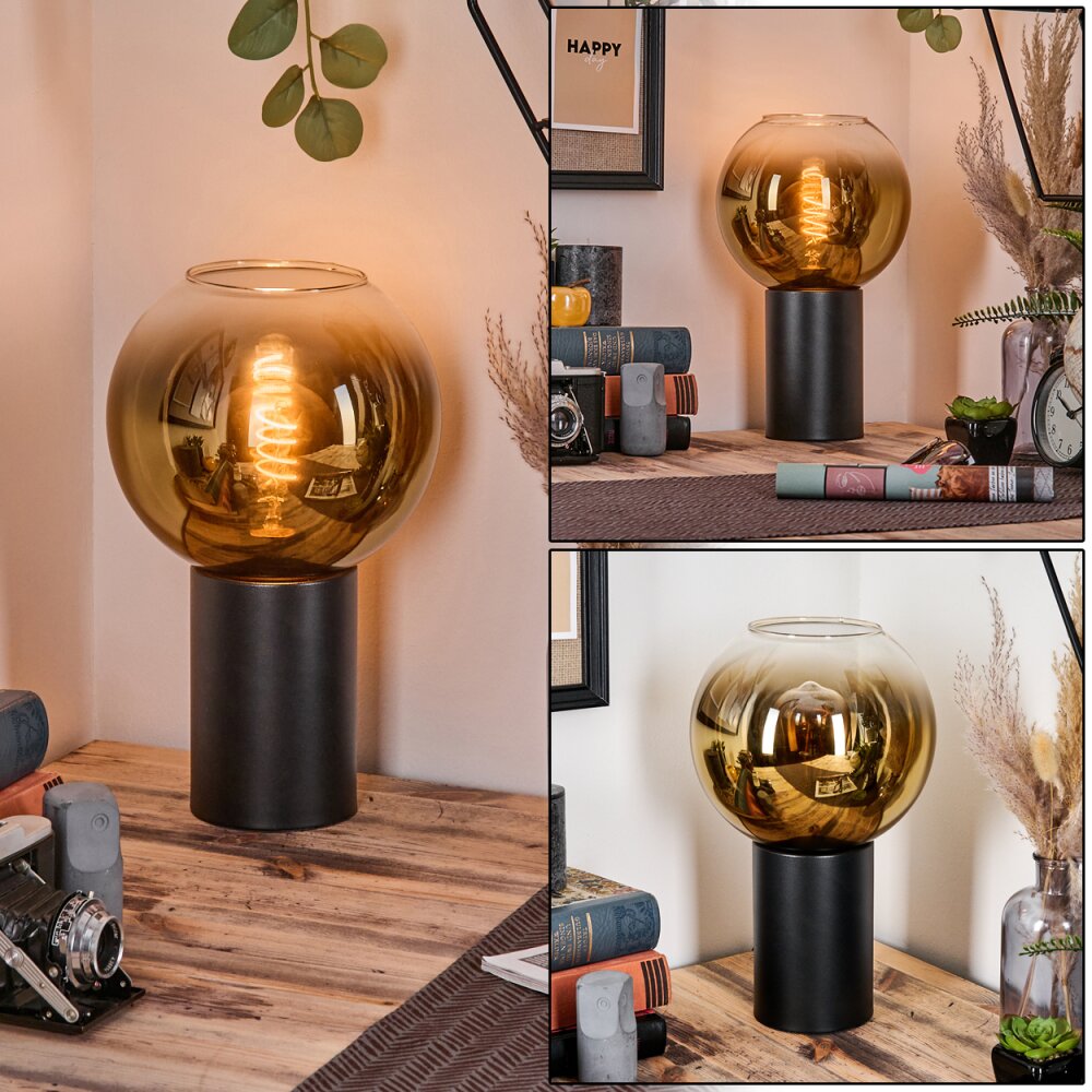 Koyoto Boule lumineuse, Lampe de bureau, Lampe à poser Or, Clair, 1 lumière main product photo