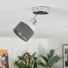 Ailer Plafonnier, Spot de plafond Chrome, 1 lumière