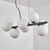 Koyoto Suspension, Boule lumineuse, Suspension Blanc, 8 lumières