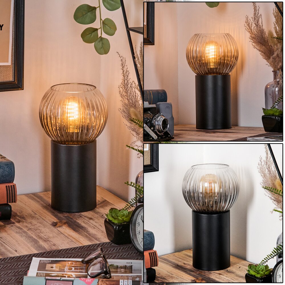 Koyoto Boule lumineuse, Lampe de bureau, Lampe à poser Clair, Fumé, 1 lumière main product photo