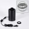 Koyoto Boule lumineuse, Lampe de bureau, Lampe à poser Clair, Fumé, 1 lumière