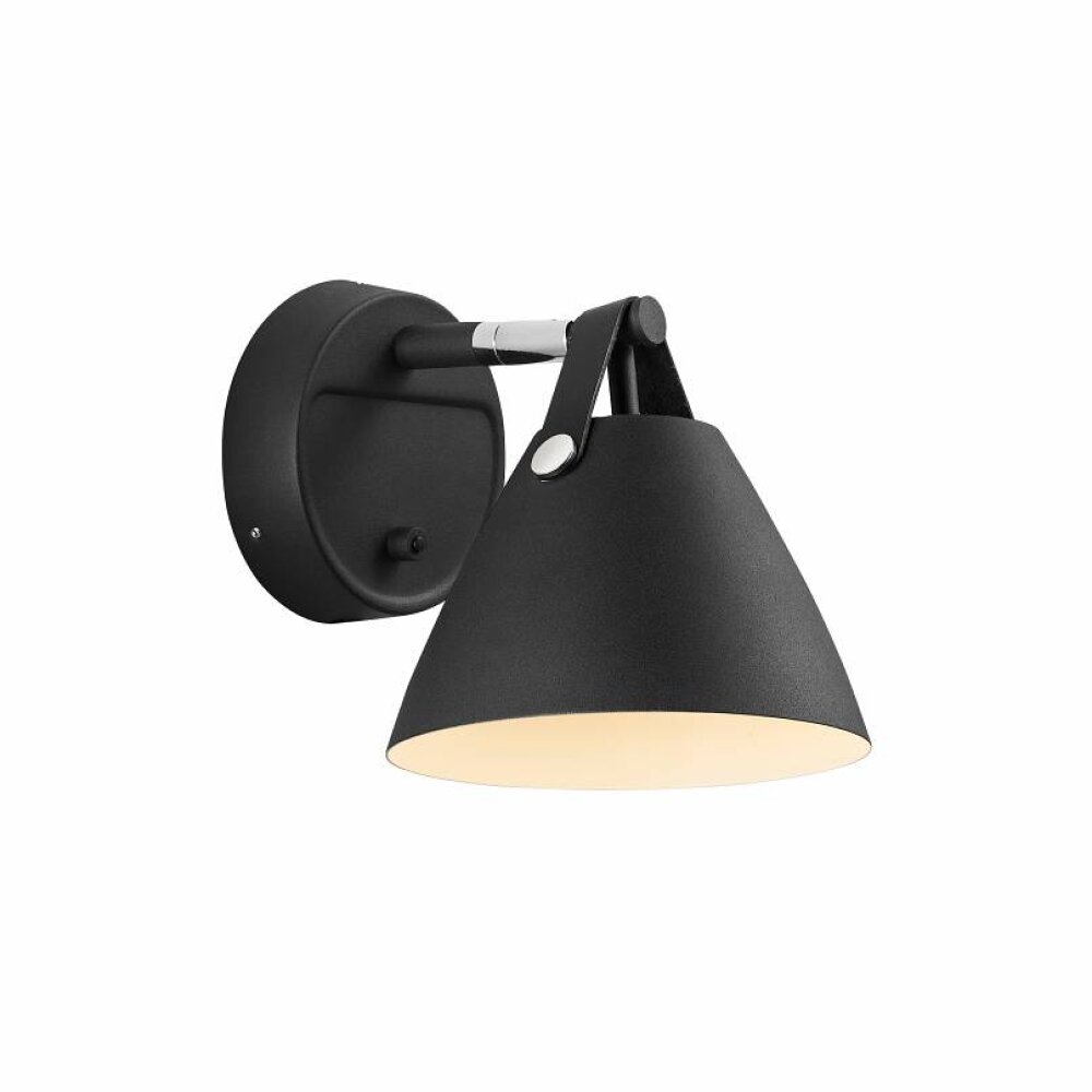 Applique murale Design For The People by Nordlux Strap Noir, 1 lumière main product photo