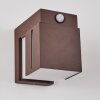 Swanek Lampe murale d´extérieur LED Rouille, 1 lumière, Détecteur de mouvement