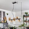 Koyoto Suspension, Boule lumineuse, Suspension Ambre, Clair, 8 lumières