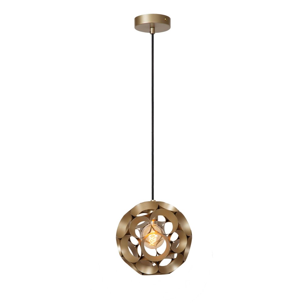 HANNELORE Suspension Luminaires Lucide Or, 1 lumière main product photo
