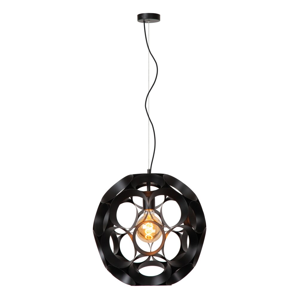 HANNELORE Suspension Luminaires Lucide Noir, 1 lumière main product photo